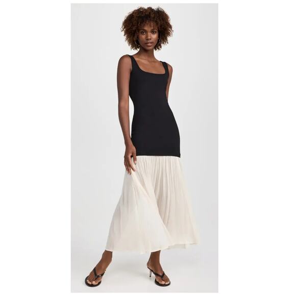NWT PIXIE MARKET Gia Chiffon Hem Tank Dress Size Medium - Picture 1 of 9